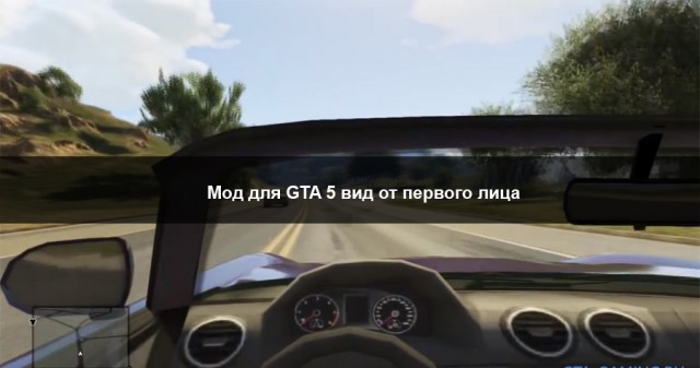 GTA 5 вид от первого лица