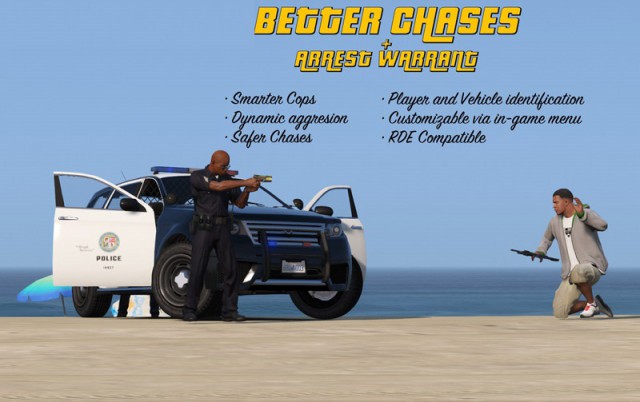 Better Chases + Arrest Warrant (улучшенные погони и арест)