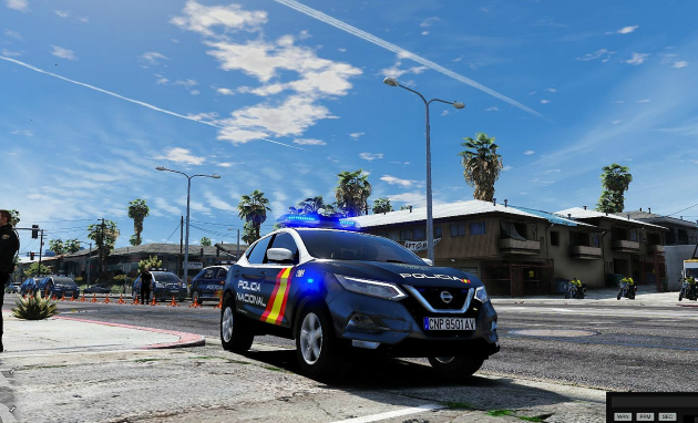 Nissan Qasqhai 17 Guardia civil y CNP