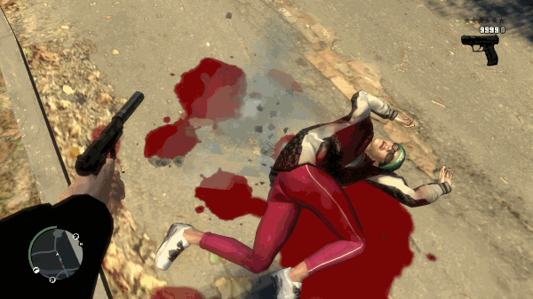 Классическая кровь серии GTA