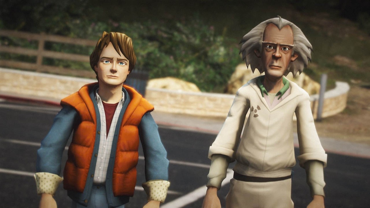 Doc Emmett Brown and Marty McFly from Back to the Future 1.0