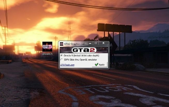 GTA2 graphics switcher
