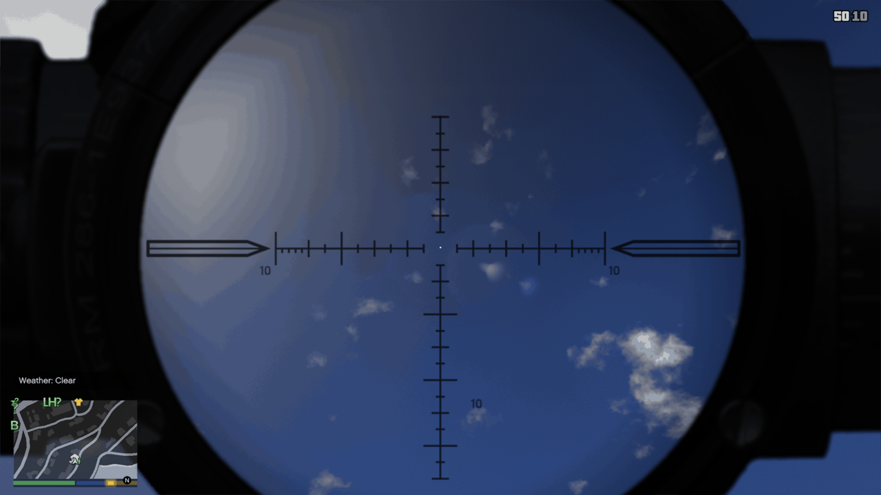 New sniper scopes & with OR without reticle and hit mark 1.0