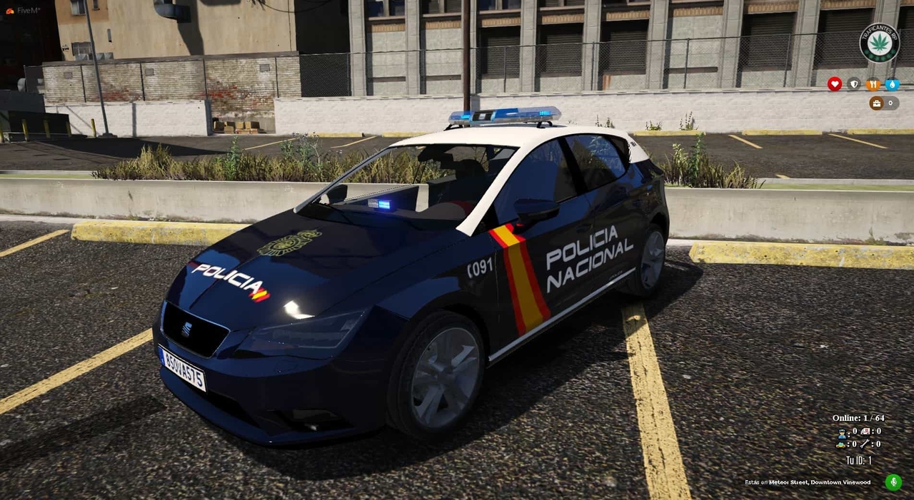 2012 Seat Leon Policia Nacional España CNP (Spain police) [Replace/No-els] 1.O