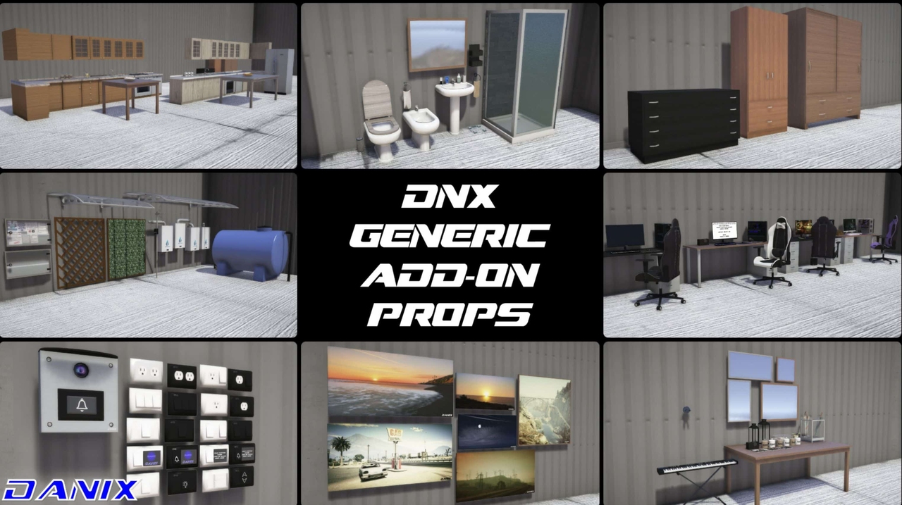 DNX Generic Add-On Props – New objects for your custom maps! 1.0