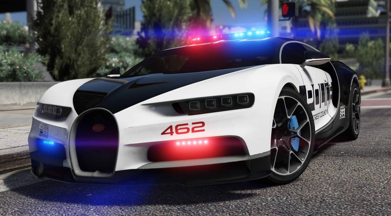 Bugatti Chiron / Hot Pursuit Police