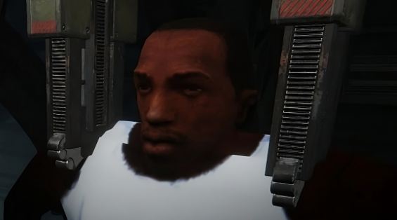 CJ превратили в мех в моде для Armored Core 6 новости о Grand Theft Auto Sa