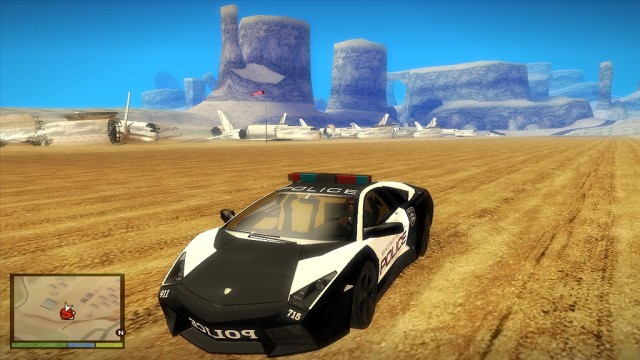 NFS Hot Pursuit Lamborghini Reventon Police Car