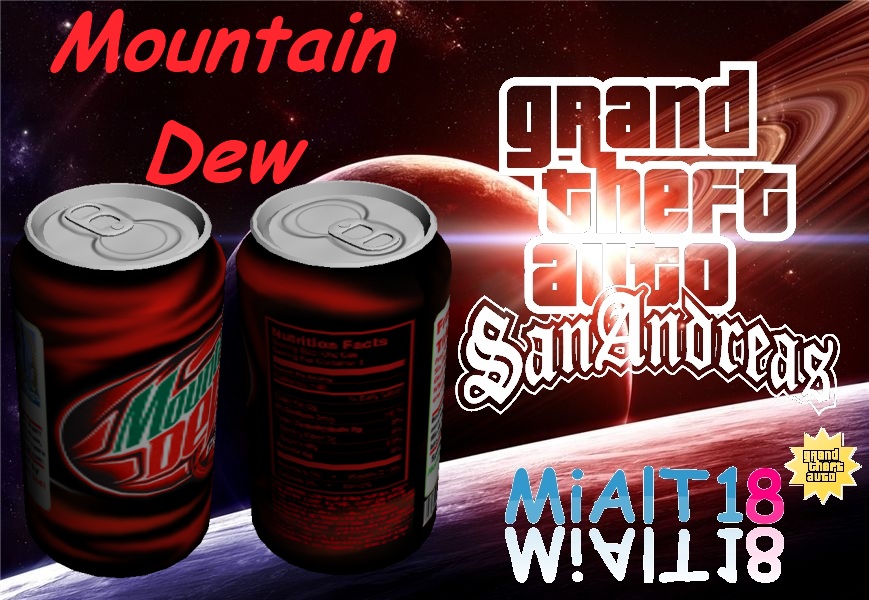 Баночка Mountain Dew