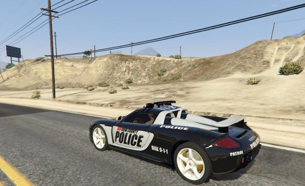 Porsche Carrera GT Cop