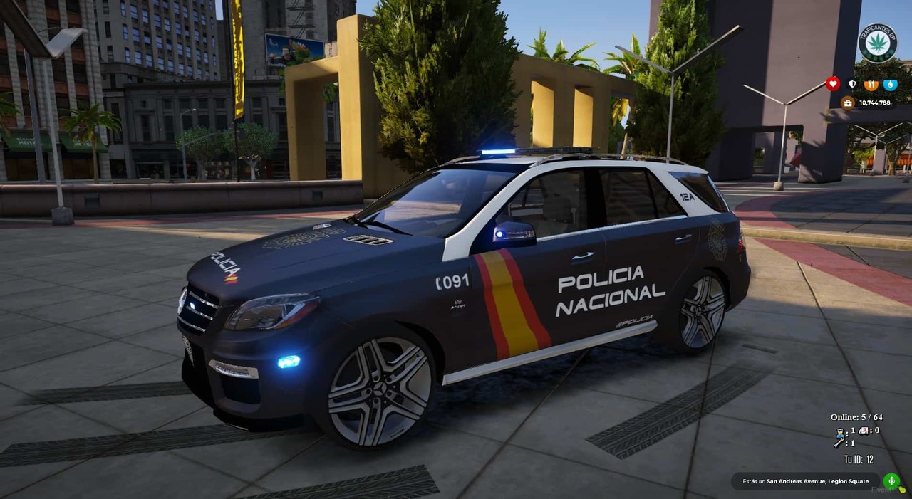 Mercedes ML63 AMG Policia Nacional of Spain/España[FiveM-Replace-ELS] 1.0