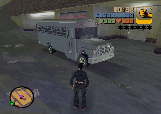 Prission bus из GTA TLAD